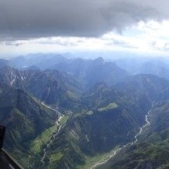 Flugwegposition um 13:24:22: Aufgenommen in der Nähe von 39030 Prags, Südtirol, Italien in 3449 Meter